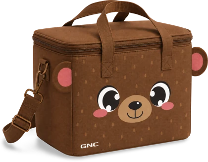 Lonchera con diseño de oso